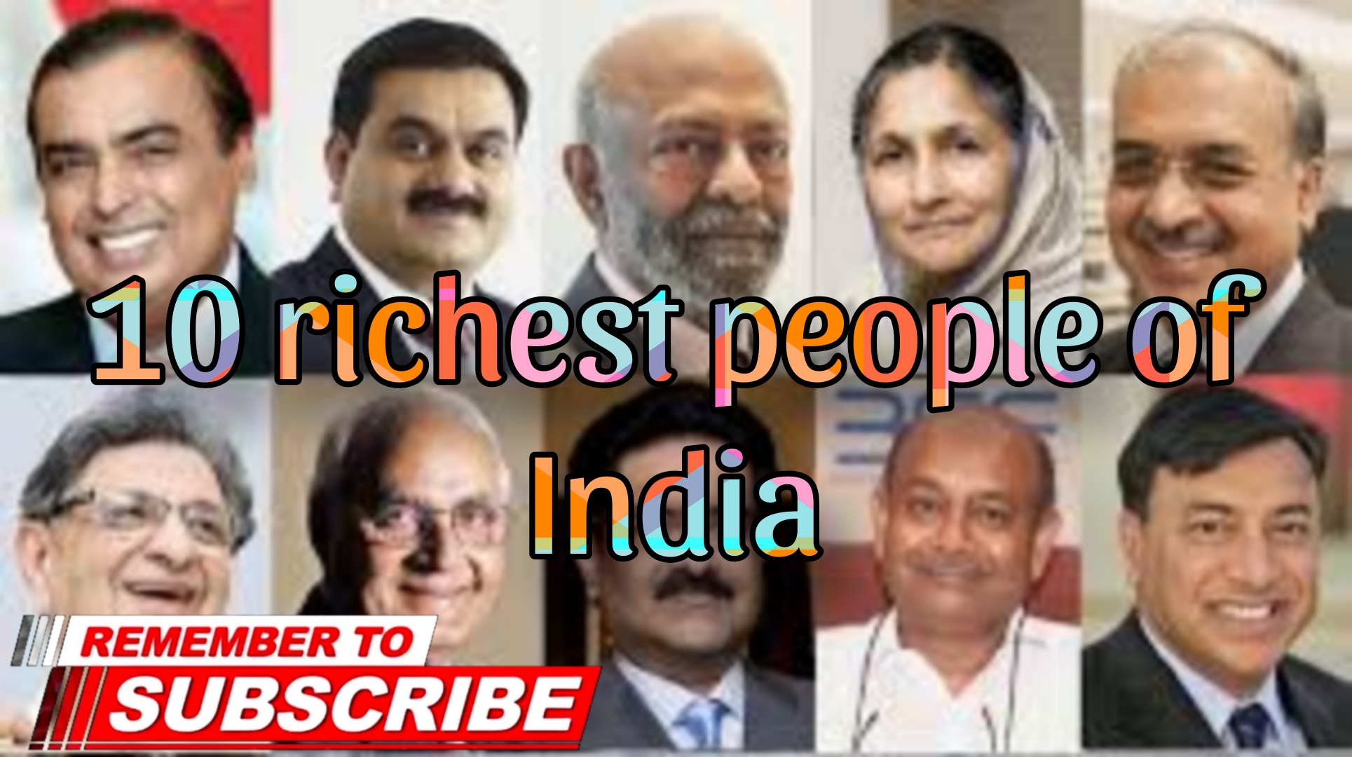 10 richest people of India