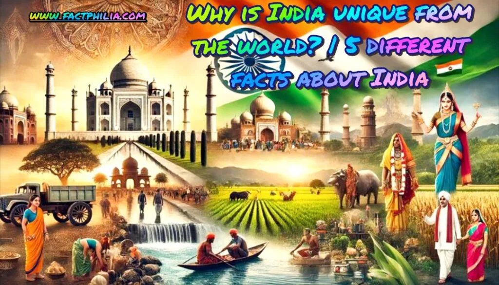 Why is India unique from the world? | 5 different facts about India