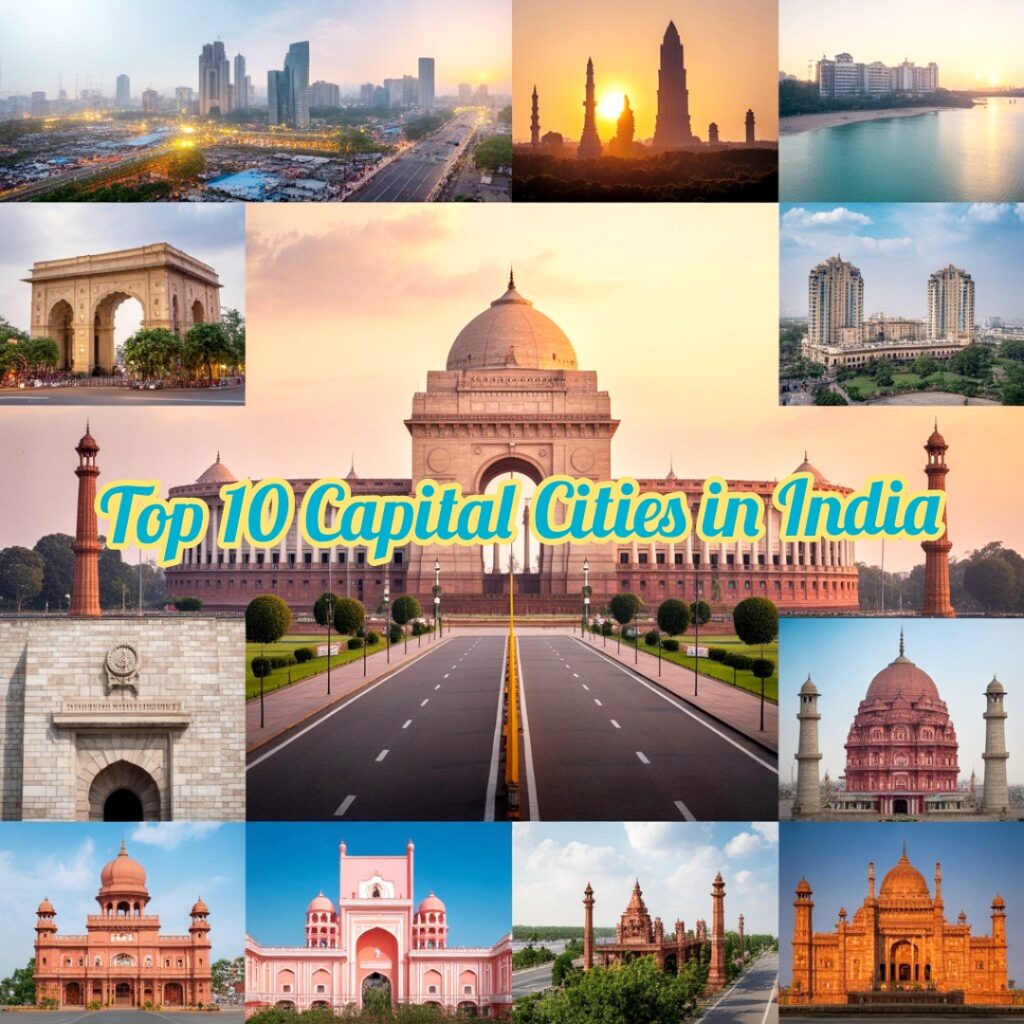 Top 10 Capital Cities in India