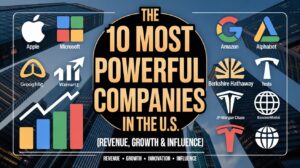 Read more about the article The 10 Most Powerful Companies in the U.S. (Revenue, Growth & Influence)