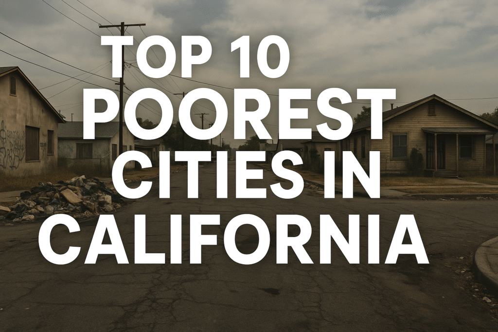 Top 10 Poorest Cities in California