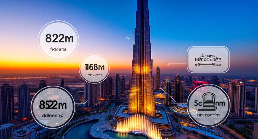 10 interesting facts and world records of Burj Khalifa