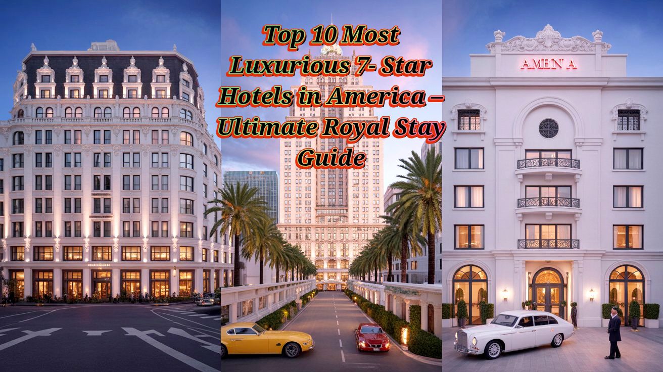 Read more about the article Top 10 Most Luxurious 7- Star Hotels in America – Ultimate Royal Stay Guide
