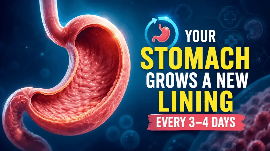 Your Stomach Grows a New Lining Every 3–4 Days