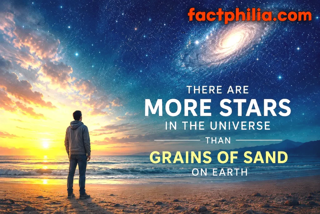 There Are More Stars in the Universe Than Grains of Sand on Earth