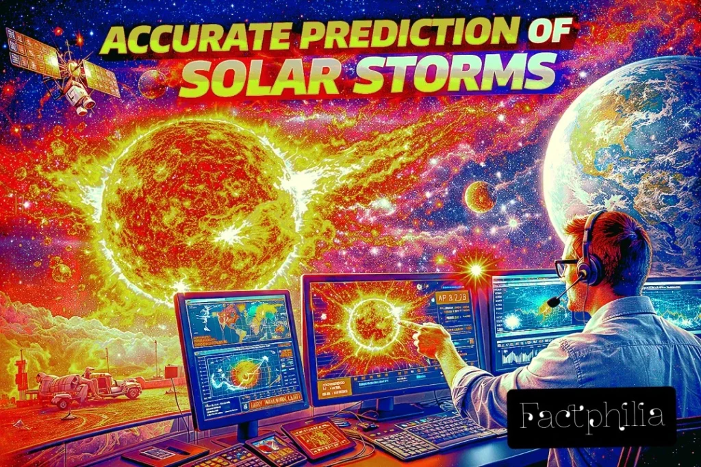 Accurate prediction of solar storms.