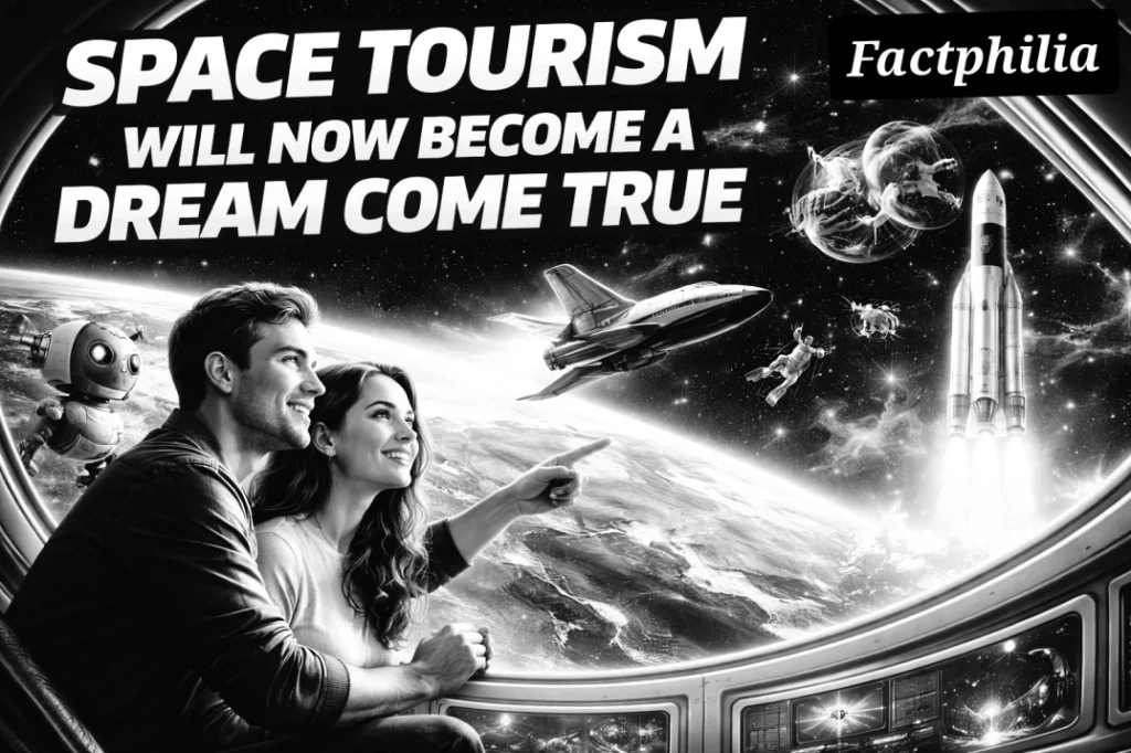 Space tourism will now become a dream come true.