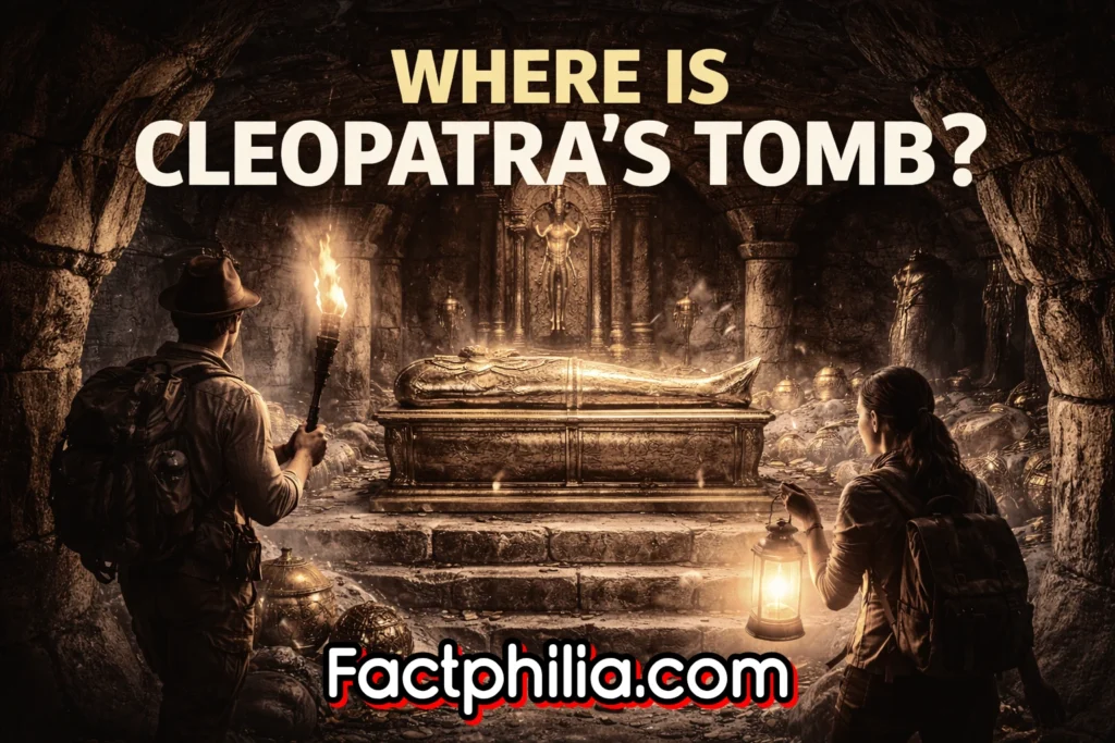 Where is Cleopatra's tomb?