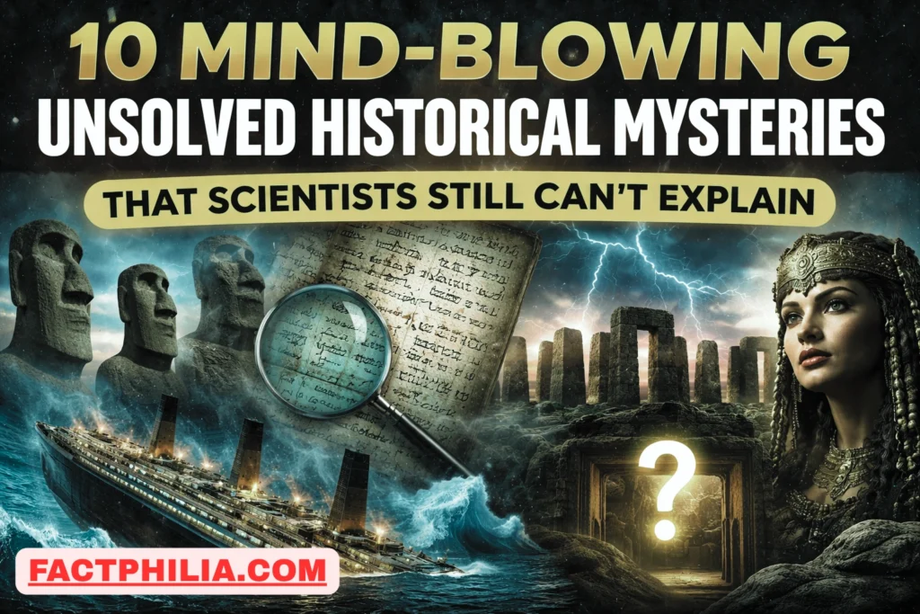 10 Mind-Blowing Unsolved Historical Mysteries