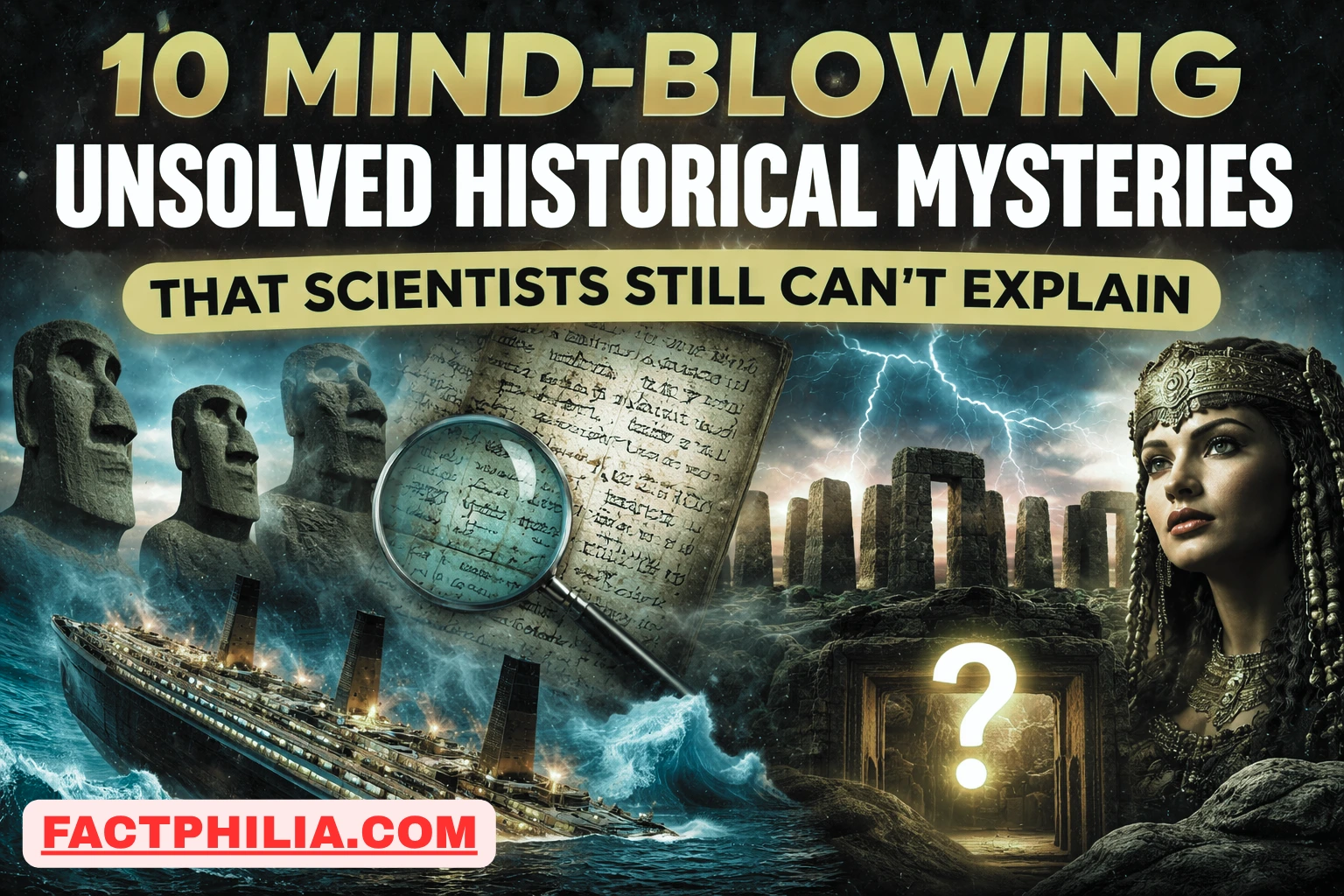10 Mind-Blowing Unsolved Historical Mysteries