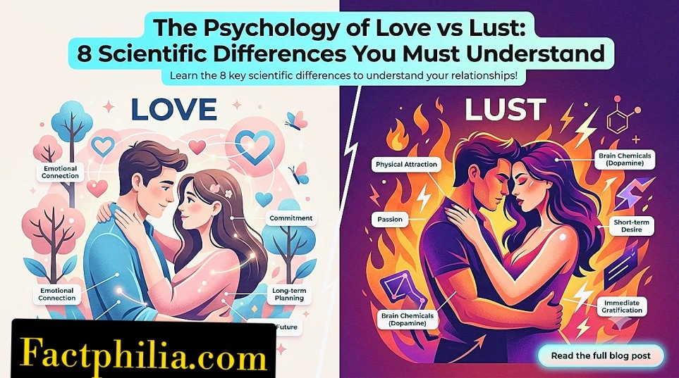 The Psychology of Love vs Lust: 8 Scientific Differences You Must Understand