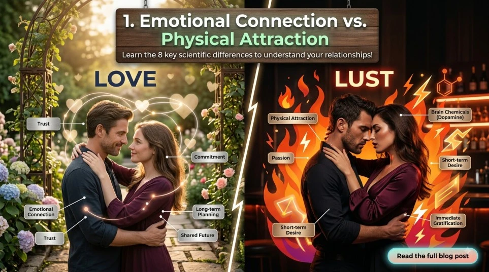 Emotional Connection vs. Physical Attraction