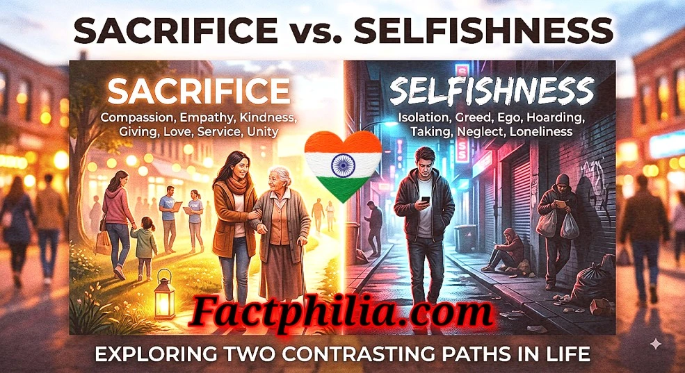 Sacrifice vs. Selfishness