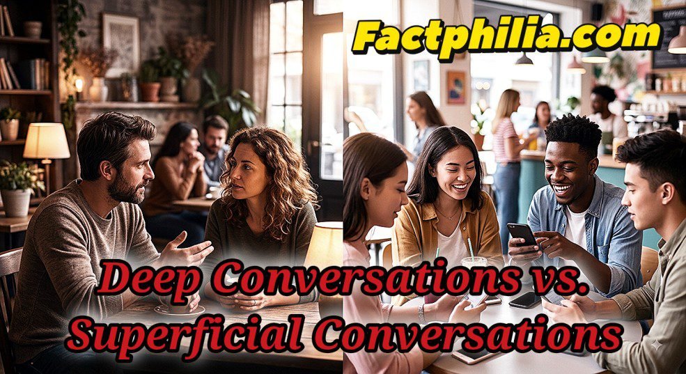 Deep Conversations vs. Superficial Conversations