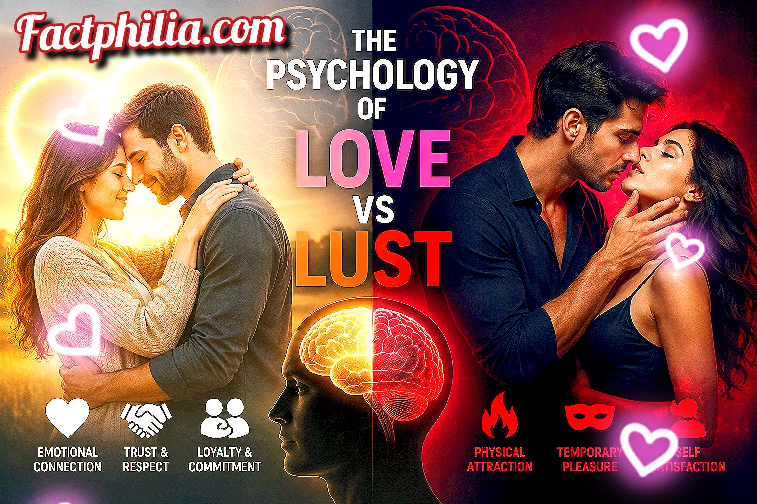 Read more about the article The Psychology of Love vs Lust: 8 Scientific Differences You Must Understand