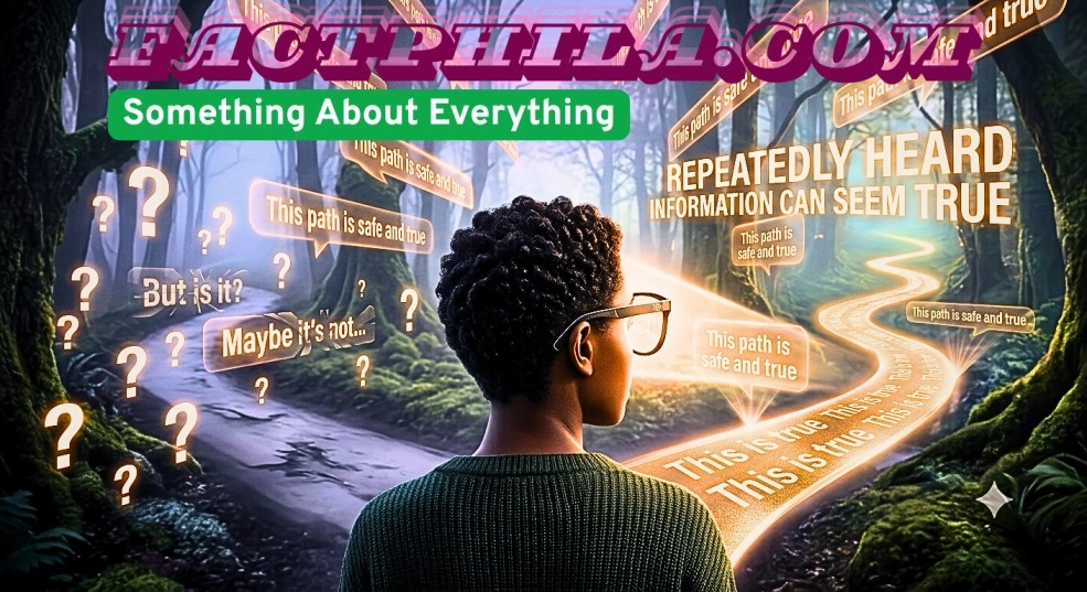 Repeatedly heard information can seem true